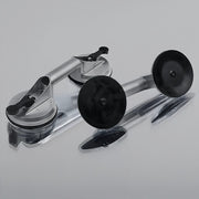 4 x Double Suction Glass Lifting Tool 70kg Vacuum Puller Lifter Aluminium V63-831921