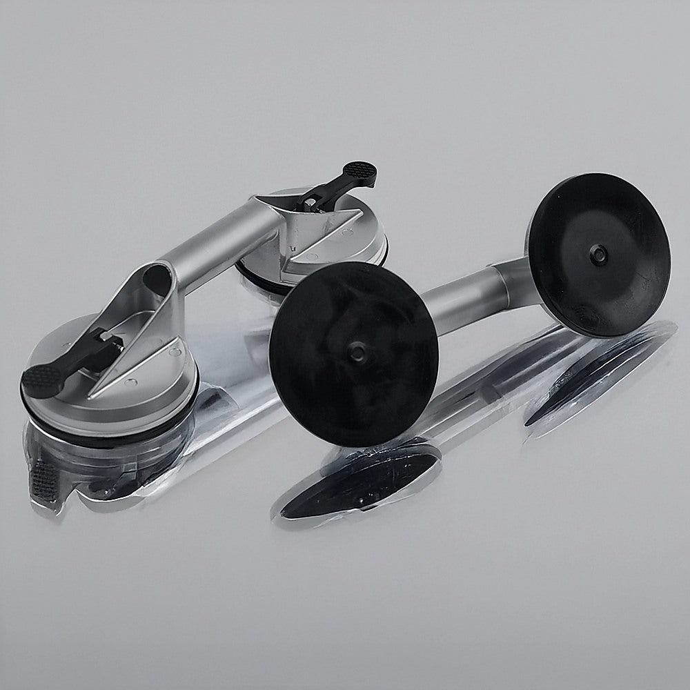 4 x Double Suction Glass Lifting Tool 70kg Vacuum Puller Lifter Aluminium V63-831921