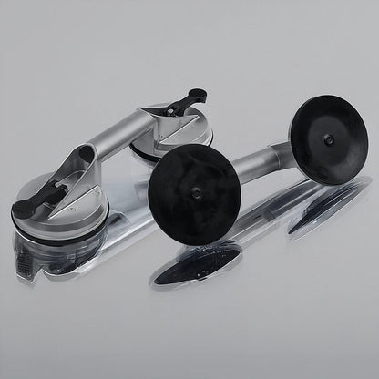4 x Double Suction Glass Lifting Tool 70kg Vacuum Puller Lifter Aluminium V63-831921