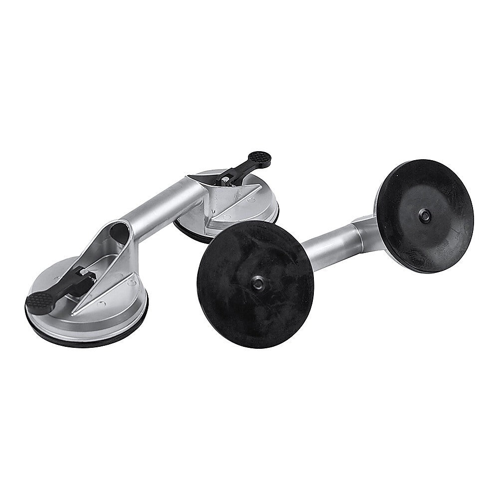 4 x Double Suction Glass Lifting Tool 70kg Vacuum Puller Lifter Aluminium V63-831921