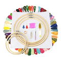 Embroidery Starter Kit Cross Stitch Kit DIY Hand Craft Stitch 50 Colour Kit V63-831951
