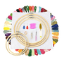 Embroidery Starter Kit Cross Stitch Kit DIY Hand Craft Stitch 50 Colour Kit V63-831951