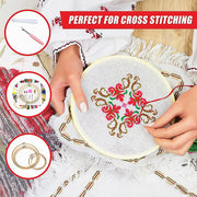 Embroidery Starter Kit Cross Stitch Kit DIY Hand Craft Stitch 50 Colour Kit V63-831951