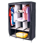Large Portable Clothes Closet Canvas Wardrobe Storage Organizer with Shelves V63-831971