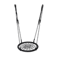 Kids Rope Swing Round Outdoor Birds Crows Nest Spider Web Swing Seat 65cm V63-832041