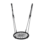 Kids Rope Swing Round Outdoor Birds Crows Nest Spider Web Swing Seat 65cm V63-832041