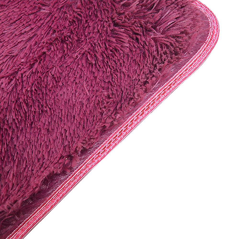 200x140cm Floor Rugs Large Shaggy Rug Area Carpet Bedroom Living Room Mat - Burgundy V63-832081