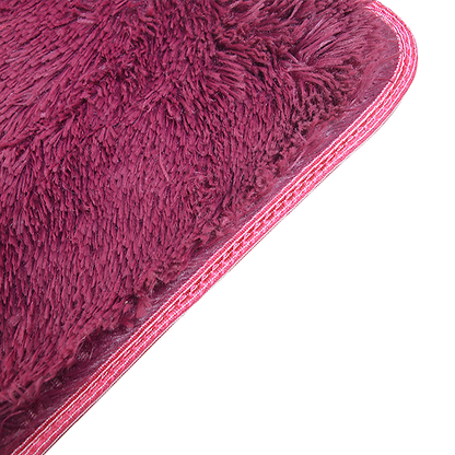 200x140cm Floor Rugs Large Shaggy Rug Area Carpet Bedroom Living Room Mat - Burgundy V63-832081