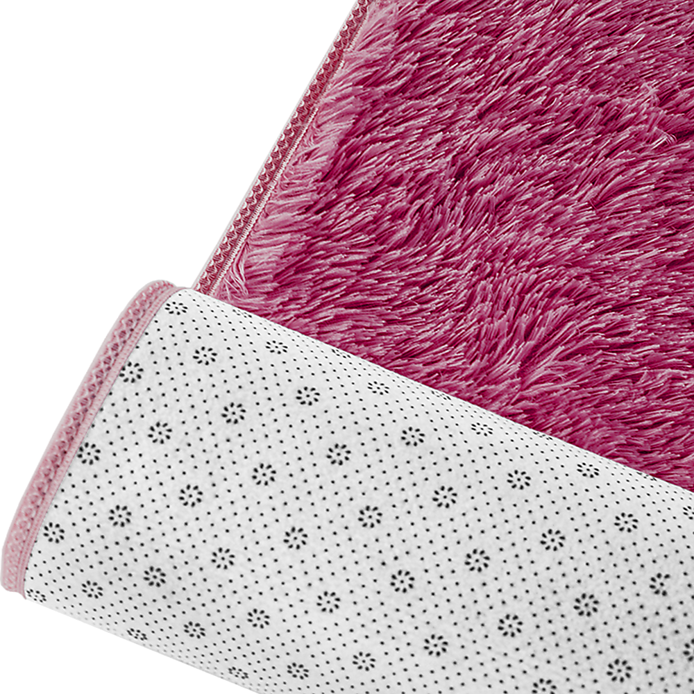 230x160cm Floor Rugs Large Shaggy Rug Area Carpet Bedroom Living Room Mat - Burgundy V63-832101