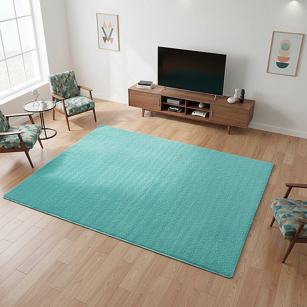 200x140cm Floor Rugs Large Shaggy Rug Area Carpet Bedroom Living Room Mat - Turquoise V63-832111