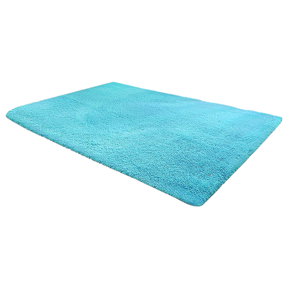 230x200cm Floor Rugs Large Shaggy Rug Area Carpet Bedroom Living Room Mat - Turquoise V63-832131