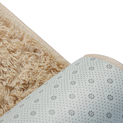 230x160cm Floor Rugs Large Shaggy Rug Area Carpet Bedroom Living Room Mat - Beige V63-832151