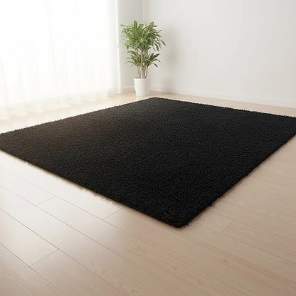 230x160cm Floor Rugs Large Shaggy Rug Area Carpet Bedroom Living Room Mat - Black V63-832181