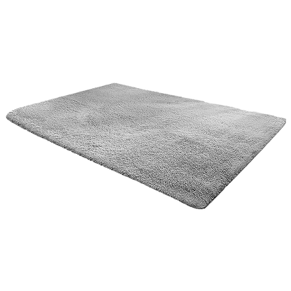 230x160cm Floor Rugs Large Shaggy Rug Area Carpet Bedroom Living Room Mat - Grey V63-832211