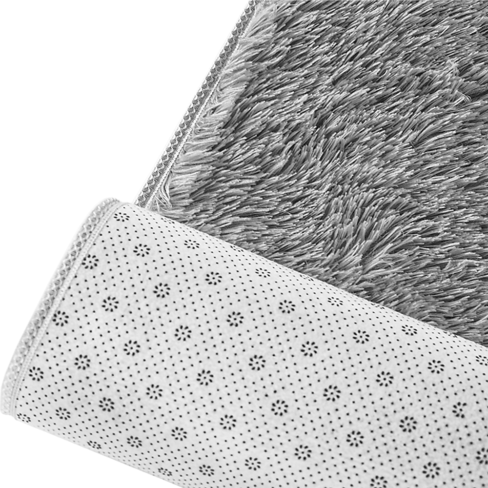 230x200cm Floor Rugs Large Shaggy Rug Area Carpet Bedroom Living Room Mat - Grey V63-832221