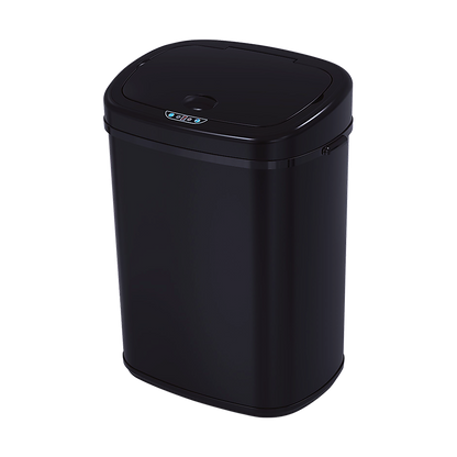 68L Motion Sensor Bin Automatic Stainless Steel Kitchen Rubbish Trash - Black