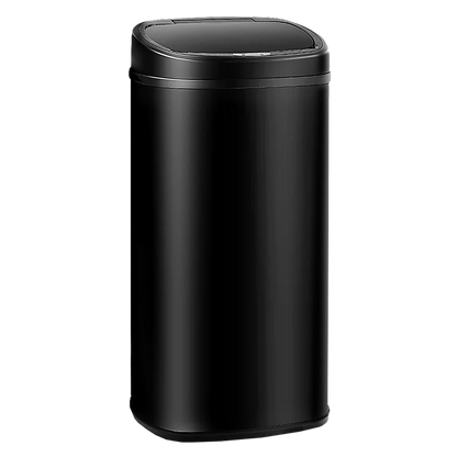 68L Motion Sensor Bin Automatic Stainless Steel Kitchen Rubbish Trash - Black