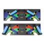 9 in 1 Push Up Board Yoga Bands Fitness Workout Train Gym Exercise Pushup Stand V63-832261