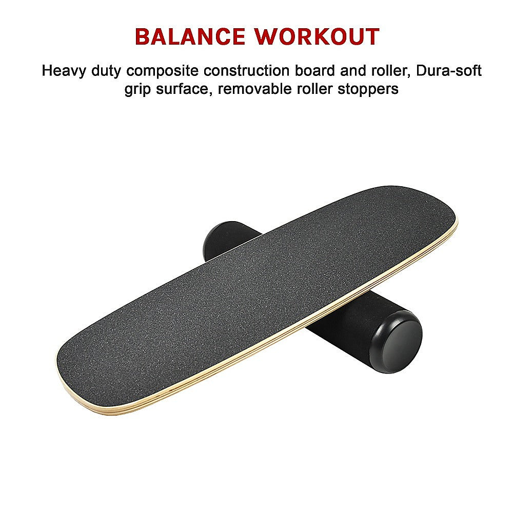Balance Board Trainer with Stopper Wobble Roller V63-832271