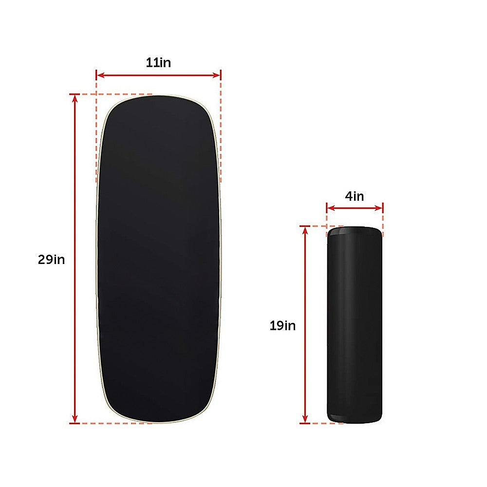 Balance Board Trainer with Stopper Wobble Roller V63-832271