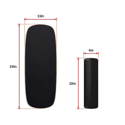 Balance Board Trainer with Stopper Wobble Roller V63-832271