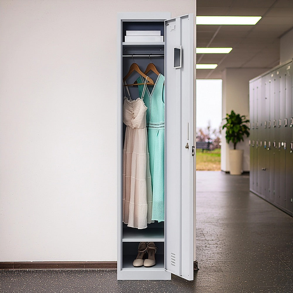 One-Door Office Gym Shed Clothing Locker Cabinet V63-832321