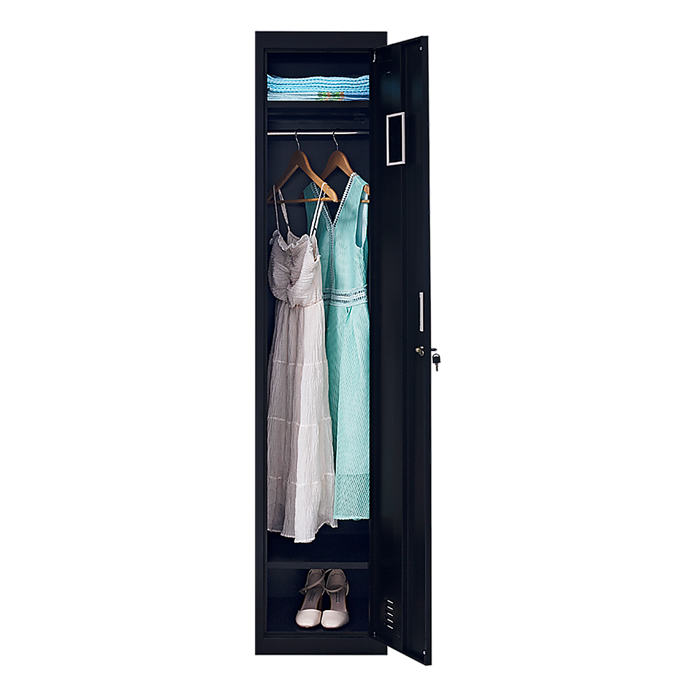 One-Door Office Gym Shed Clothing Locker Cabinet V63-832361