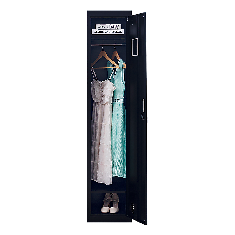 One-Door Office Gym Shed Clothing Locker Cabinet V63-832381