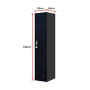 One-Door Office Gym Shed Clothing Locker Cabinet V63-832381