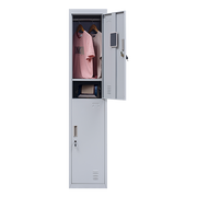 2-Door Vertical Locker for Office Gym Shed School Home Storage V63-832411