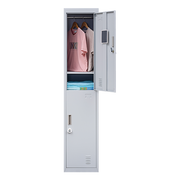 2-Door Vertical Locker for Office Gym Shed School Home Storage V63-832431