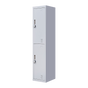 2-Door Vertical Locker for Office Gym Shed School Home Storage V63-832441