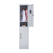 2-Door Vertical Locker for Office Gym Shed School Home Storage V63-832441