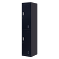 2-Door Vertical Locker for Office Gym Shed School Home Storage V63-832451