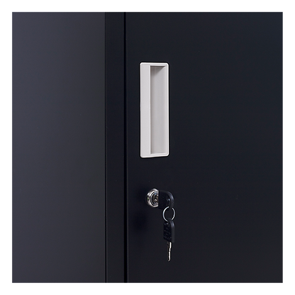 2-Door Vertical Locker for Office Gym Shed School Home Storage V63-832451