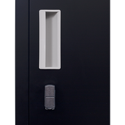 2-Door Vertical Locker for Office Gym Shed School Home Storage V63-832461