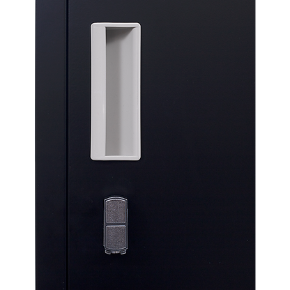 2-Door Vertical Locker for Office Gym Shed School Home Storage V63-832461