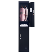 2-Door Vertical Locker for Office Gym Shed School Home Storage V63-832461