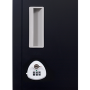 2-Door Vertical Locker for Office Gym Shed School Home Storage V63-832471