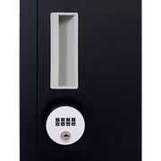 2-Door Vertical Locker for Office Gym Shed School Home Storage V63-832481