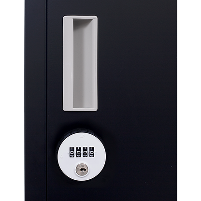 2-Door Vertical Locker for Office Gym Shed School Home Storage V63-832481
