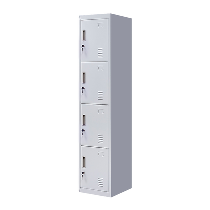 4-Door Vertical Locker for Office Gym Shed School Home Storage V63-832501