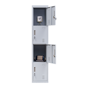 4-Door Vertical Locker for Office Gym Shed School Home Storage V63-832501