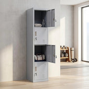4-Door Vertical Locker for Office Gym Shed School Home Storage V63-832501