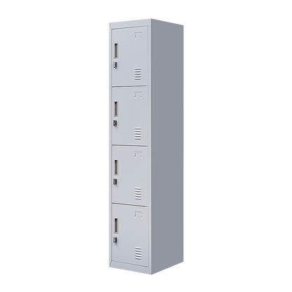 4-Door Vertical Locker for Office Gym Shed School Home Storage V63-832511