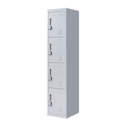4-Door Vertical Locker for Office Gym Shed School Home Storage V63-832531