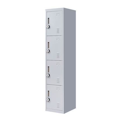 4-Door Vertical Locker for Office Gym Shed School Home Storage V63-832531