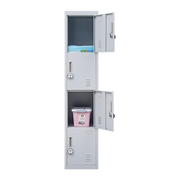 4-Door Vertical Locker for Office Gym Shed School Home Storage V63-832531
