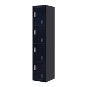 4-Door Vertical Locker for Office Gym Shed School Home Storage V63-832541