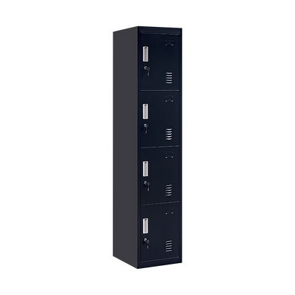 4-Door Vertical Locker for Office Gym Shed School Home Storage V63-832541
